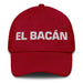 El Bacán The Awesome One Mexican Spanish Pride Gift Regalo Dad Hat Mexicada Cranberry