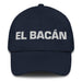 El Bacán The Awesome One Mexican Spanish Pride Gift Regalo Dad Hat Mexicada Navy