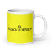 El Bajacaliforniano The Baja Californian Funny Home Office Work Coffee Mug Mexican Spanish Pride Gift White Glossy Cup Yellow Card Mug Mexicada 20 oz