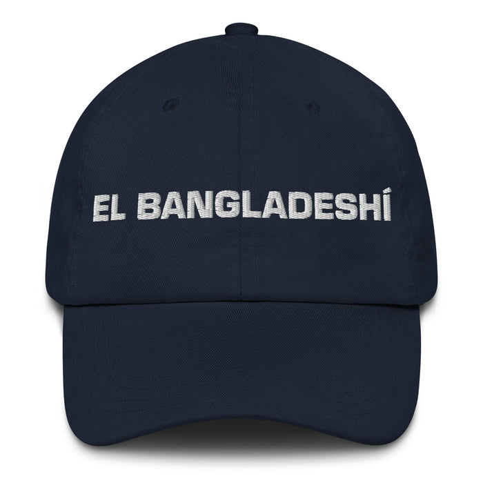 El Bangladeshí The Bangladeshi Mexican Spanish Pride Gift Regalo Dad Hat Mexicada Navy