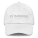 El Barbero The Barber Mexican Spanish Pride Gift Regalo Dad Hat Mexicada White