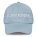 El Bartender The Bartender Mexican Spanish Pride Gift Regalo Dad Hat Mexicada Light Blue