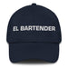 El Bartender The Bartender Mexican Spanish Pride Gift Regalo Dad Hat Mexicada Navy