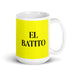 El Batito The Little Guy Funny Home Office Work Coffee Mug Mexican Spanish Pride Gift White Glossy Cup Yellow Card Mug Mexicada 15 oz