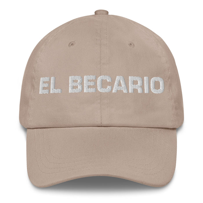 El Becario The Intern Mexican Spanish Pride Gift Regalo Dad Hat Mexicada Stone