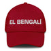 El Bengalí The Bengali Mexican Spanish Pride Gift Regalo Dad Hat Mexicada Cranberry