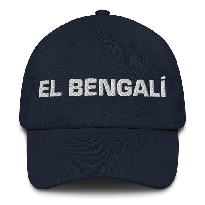 El Bengalí The Bengali Mexican Spanish Pride Gift Regalo Dad Hat Mexicada Navy