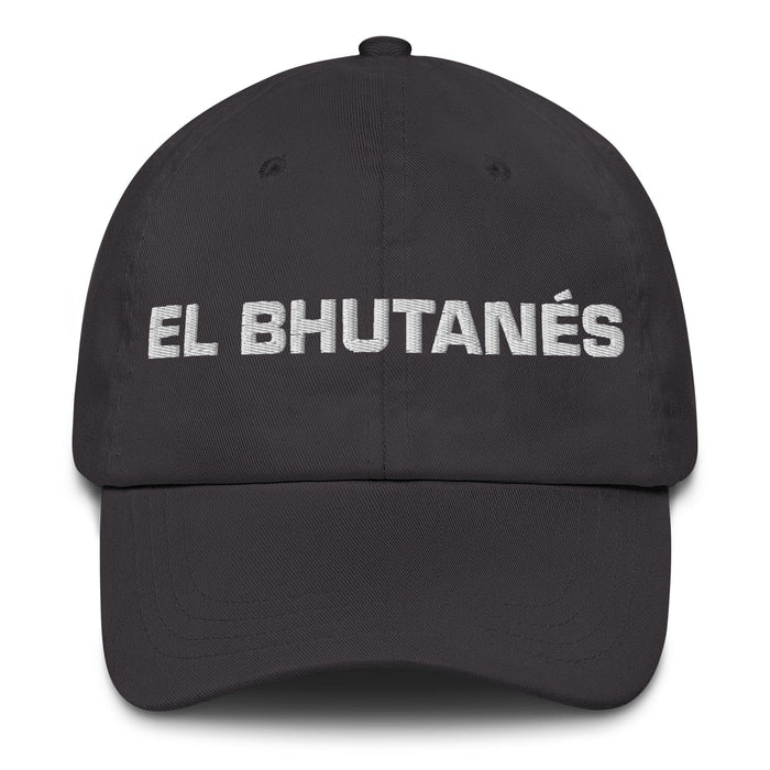 El Bhutanés The Bhutanese Mexican Spanish Pride Gift Regalo Dad Hat Mexicada Dark Grey