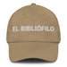 El Bibliófilo The Book Lover Mexican Spanish Pride Gift Regalo Dad Hat Mexicada Khaki