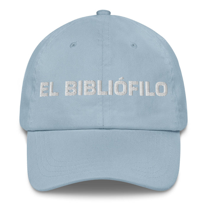 El Bibliófilo The Book Lover Mexican Spanish Pride Gift Regalo Dad Hat Mexicada Light Blue