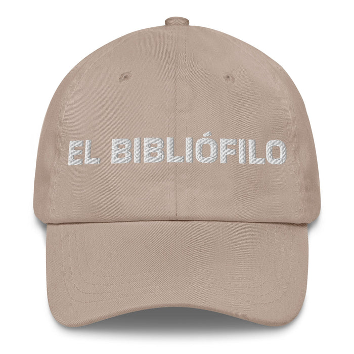 El Bibliófilo The Book Lover Mexican Spanish Pride Gift Regalo Dad Hat Mexicada Stone