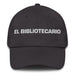 El Bibliotecario The Librarian Mexican Spanish Pride Gift Regalo Dad Hat Mexicada Dark Grey