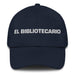 El Bibliotecario The Librarian Mexican Spanish Pride Gift Regalo Dad Hat Mexicada Navy