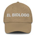 El Biologo The Biologist Mexican Spanish Pride Gift Regalo Dad Hat Mexicada Khaki