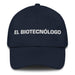 El Biotecnólogo The Biotechnologist Mexican Spanish Pride Gift Regalo Dad Hat Mexicada Navy