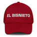 El Bisnieto The Great-Granddaughter / The Great-Grandson Mexican Spanish Pride Gift Regalo Dad Hat Mexicada Cranberry