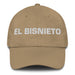 El Bisnieto The Great-Granddaughter / The Great-Grandson Mexican Spanish Pride Gift Regalo Dad Hat Mexicada Khaki