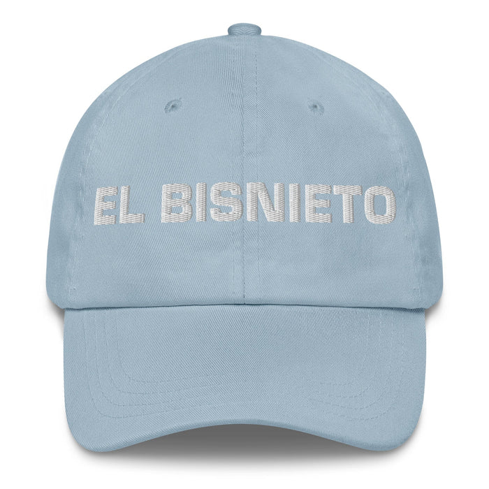 El Bisnieto The Great-Granddaughter / The Great-Grandson Mexican Spanish Pride Gift Regalo Dad Hat Mexicada Light Blue