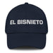 El Bisnieto The Great-Granddaughter / The Great-Grandson Mexican Spanish Pride Gift Regalo Dad Hat Mexicada Navy