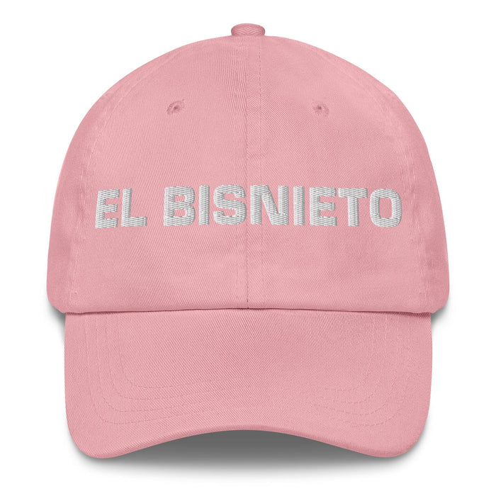 El Bisnieto The Great-Granddaughter / The Great-Grandson Mexican Spanish Pride Gift Regalo Dad Hat Mexicada Pink