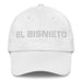 El Bisnieto The Great-Granddaughter / The Great-Grandson Mexican Spanish Pride Gift Regalo Dad Hat Mexicada White