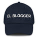 El Blogger The Blogger Mexican Spanish Pride Gift Regalo Dad Hat Mexicada Navy