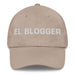 El Blogger The Blogger Mexican Spanish Pride Gift Regalo Dad Hat Mexicada Stone