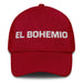 El Bohemio The Bohemian Mexican Spanish Pride Gift Regalo Dad Hat Mexicada Cranberry