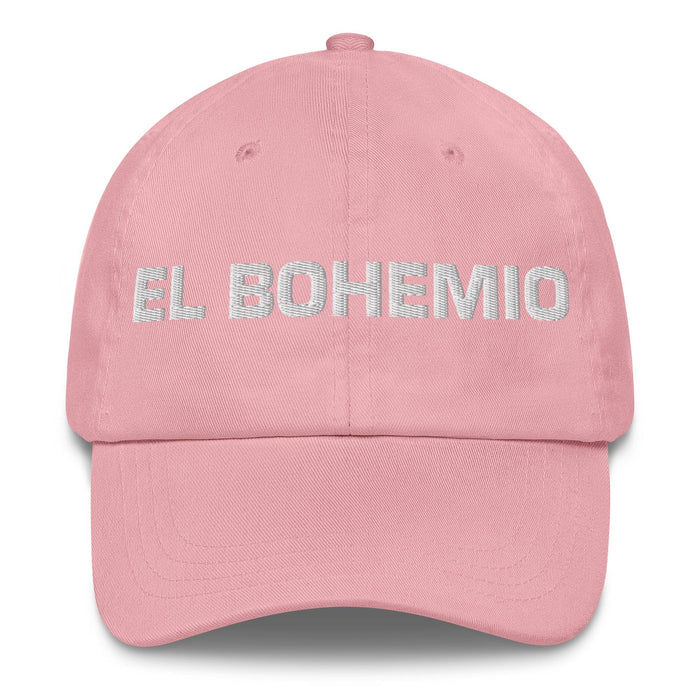 El Bohemio The Bohemian Mexican Spanish Pride Gift Regalo Dad Hat Mexicada Pink