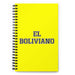 El Boliviano The Bolivian | Yellow Spiral Notebook, 140 Dotted Sheets | Funny Gift Idea Home Office Work | Mexican Spanish Pride Gift Mexicada