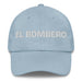 El Bombero The Firefighter Mexican Spanish Pride Gift Regalo Dad Hat Mexicada Light Blue