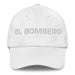 El Bombero The Firefighter Mexican Spanish Pride Gift Regalo Dad Hat Mexicada White