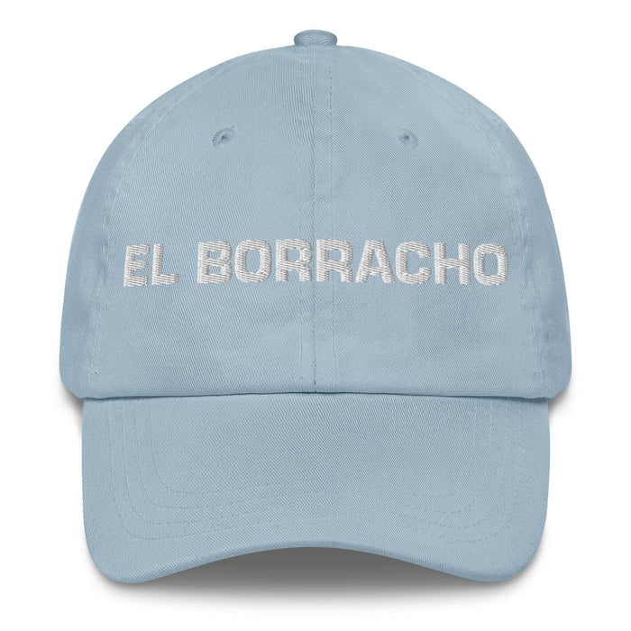 El Borracho The Drunkard Mexican Spanish Pride Gift Regalo Dad Hat Mexicada Light Blue