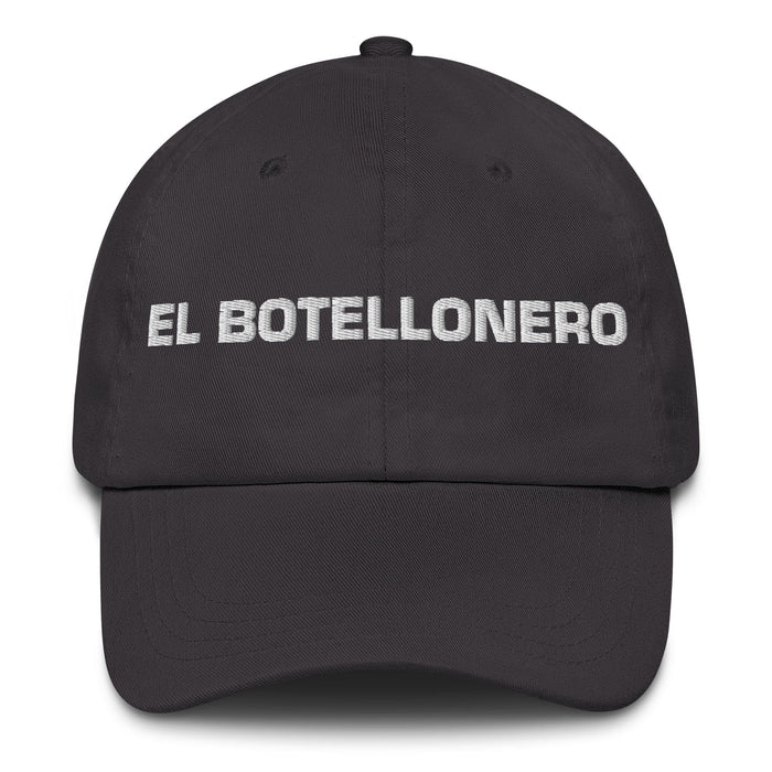 El Botellonero The Outdoor Drinker Mexican Spanish Pride Gift Regalo Dad Hat Mexicada Dark Grey