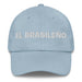 El Brasileño The Brazilian Mexican Spanish Pride Gift Regalo Dad Hat Mexicada Light Blue