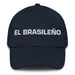 El Brasileño The Brazilian Mexican Spanish Pride Gift Regalo Dad Hat Mexicada Navy