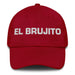 El Brujito The Little Witch/Wizard Mexican Spanish Pride Gift Regalo Dad Hat Mexicada Cranberry