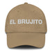 El Brujito The Little Witch/Wizard Mexican Spanish Pride Gift Regalo Dad Hat Mexicada Khaki