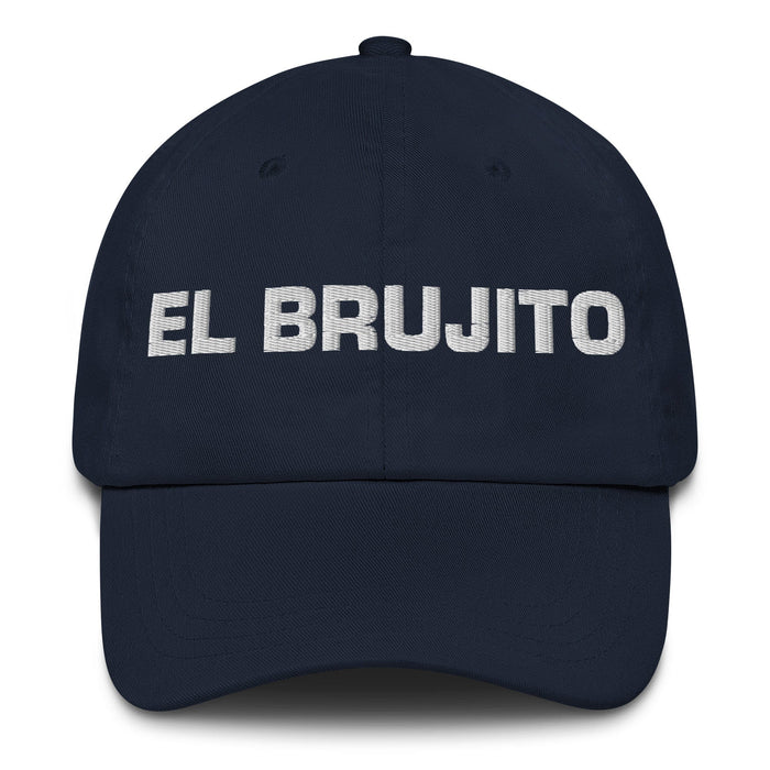 El Brujito The Little Witch/Wizard Mexican Spanish Pride Gift Regalo Dad Hat Mexicada Navy