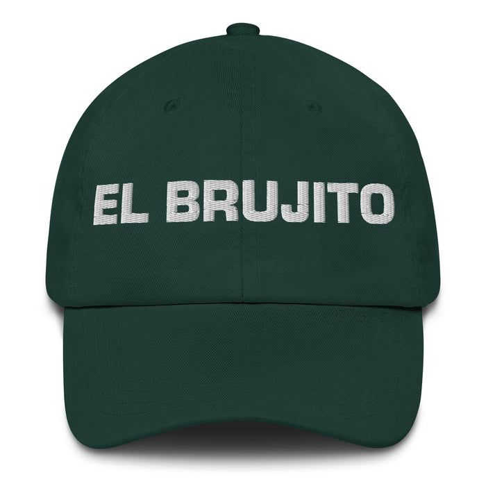 El Brujito The Little Witch/Wizard Mexican Spanish Pride Gift Regalo Dad Hat Mexicada Spruce