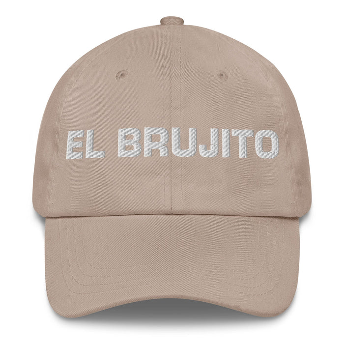 El Brujito The Little Witch/Wizard Mexican Spanish Pride Gift Regalo Dad Hat Mexicada Stone