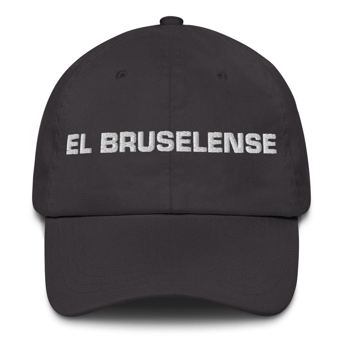 El Bruselense The Brussels Resident Mexican Spanish Pride Gift Regalo Dad Hat Mexicada Dark Grey