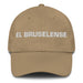 El Bruselense The Brussels Resident Mexican Spanish Pride Gift Regalo Dad Hat Mexicada Khaki