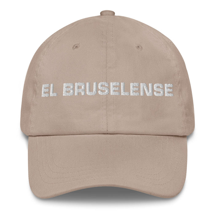 El Bruselense The Brussels Resident Mexican Spanish Pride Gift Regalo Dad Hat Mexicada Stone