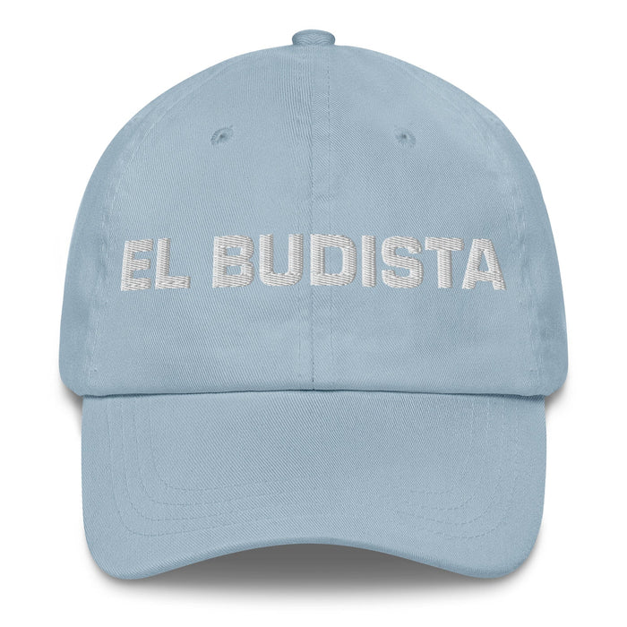 El Budista The Buddhist Mexican Spanish Pride Gift Regalo Dad Hat Mexicada Light Blue