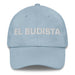 El Budista The Buddhist Mexican Spanish Pride Gift Regalo Dad Hat Mexicada Light Blue