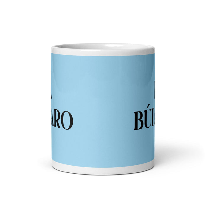 El Búlgaro The Bulgarian Funny Home Office Work Coffee Mug Mexican Spanish Pride Gift White Glossy Cup Sky Blue Card Mug Mexicada