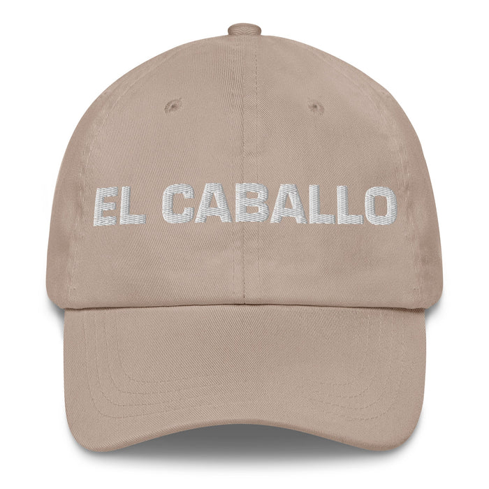 El Caballo The Horse Mexican Spanish Pride Gift Regalo Dad Hat - Mexicada