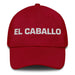 El Caballo The Horse Mexican Spanish Pride Gift Regalo Dad Hat Mexicada Cranberry