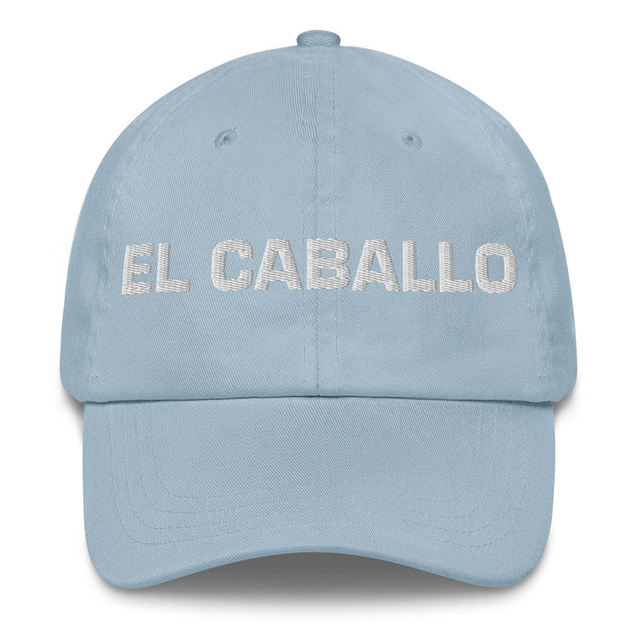 El Caballo The Horse Mexican Spanish Pride Gift Regalo Dad Hat Mexicada Light Blue